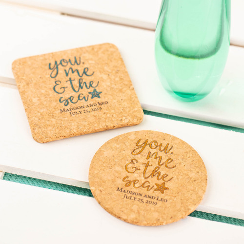 Personalized Cork Coasters