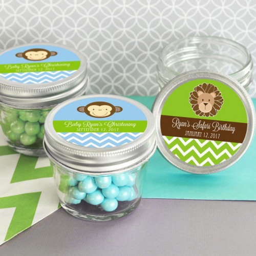 Personalized Baby Shower 4 oz. Mason Jars