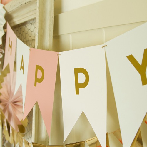 DIY Letter Banner