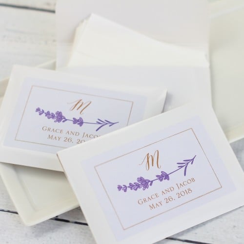 Personalized Wedding Themed Tissue Packets