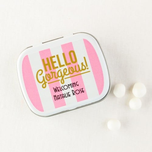Exclusive Baby Shower Collection Personalized Mint Tins