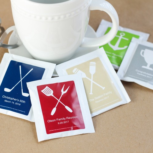 Personalized Party Tea Bag Favors