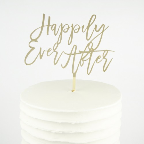 Ever After Cake Topper