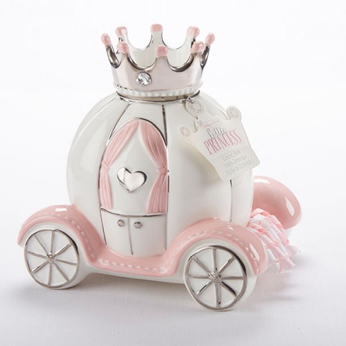 Little Princess Ceramic Carriage Bank