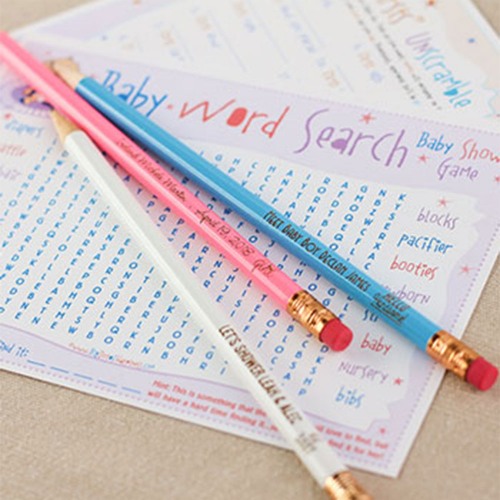 Personalized Baby Shower Pencils