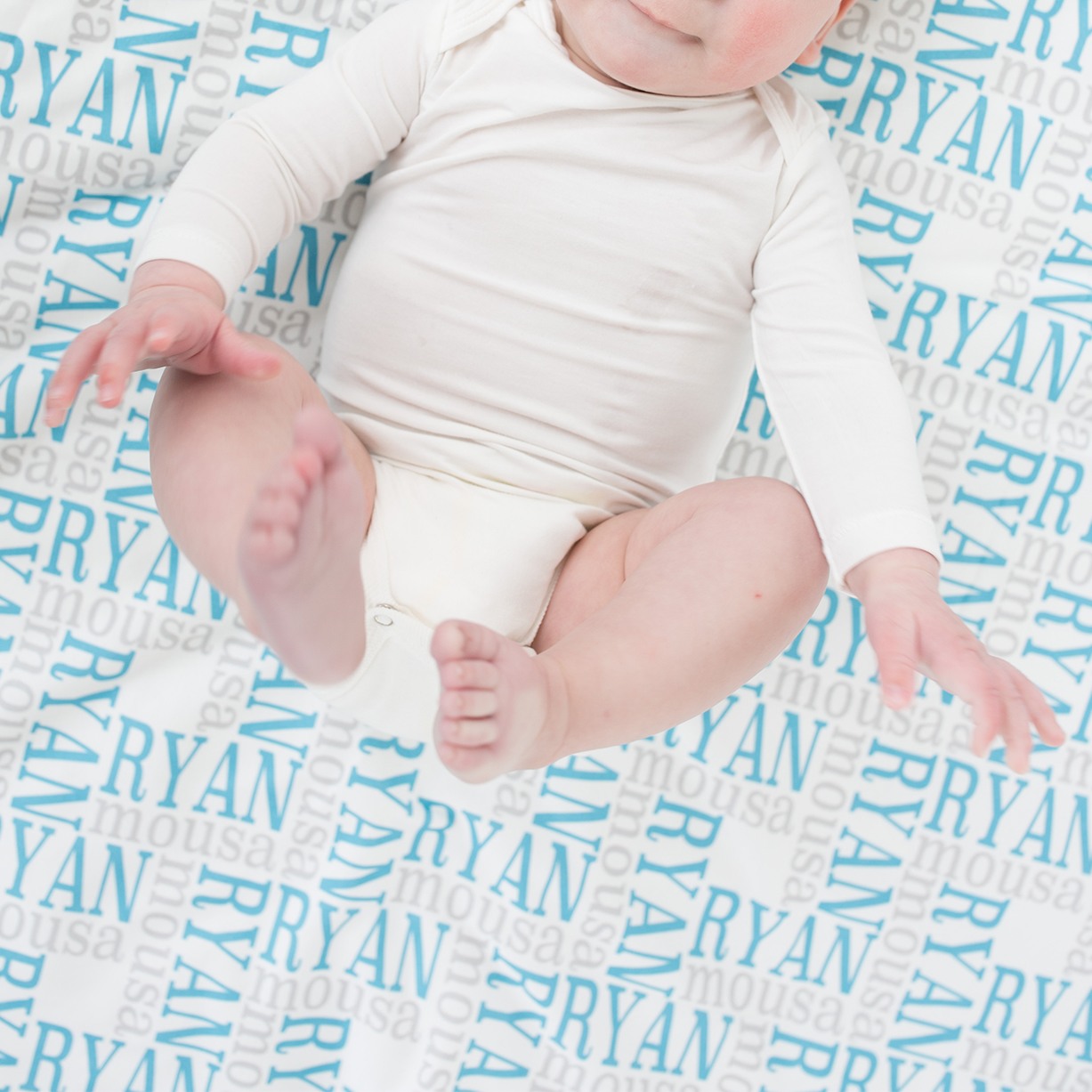 baby swaddle with name