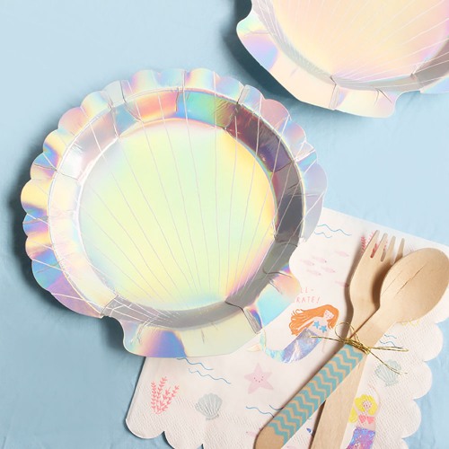 Seashell Shaped Cake Plates