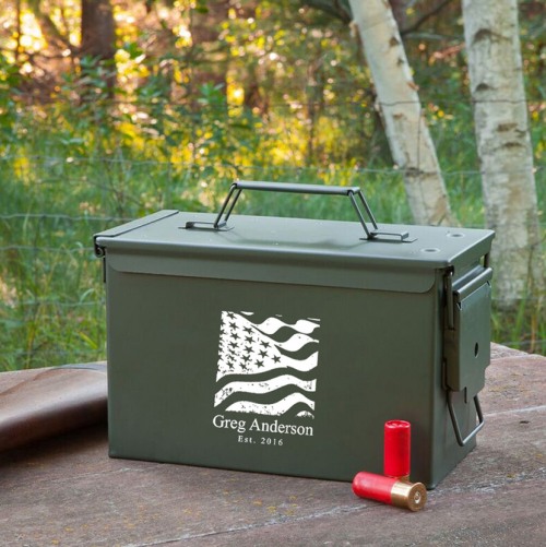 Personalized Metal Ammunition Box
