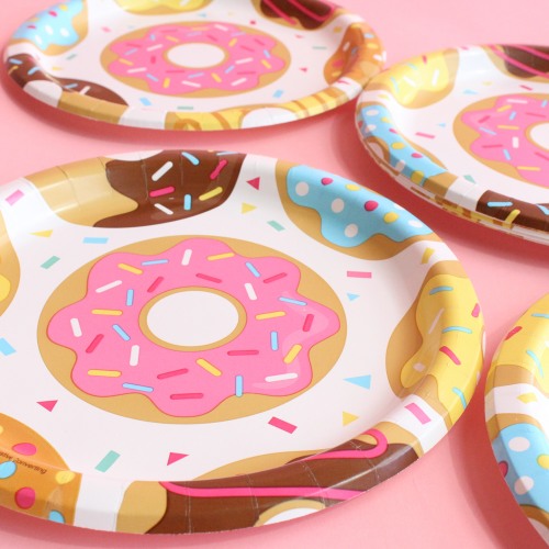 Donut Party Plates